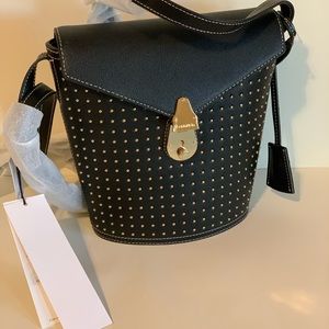 Calvin Klein Women’s Black & Gold Handbag: Brand New With Tags